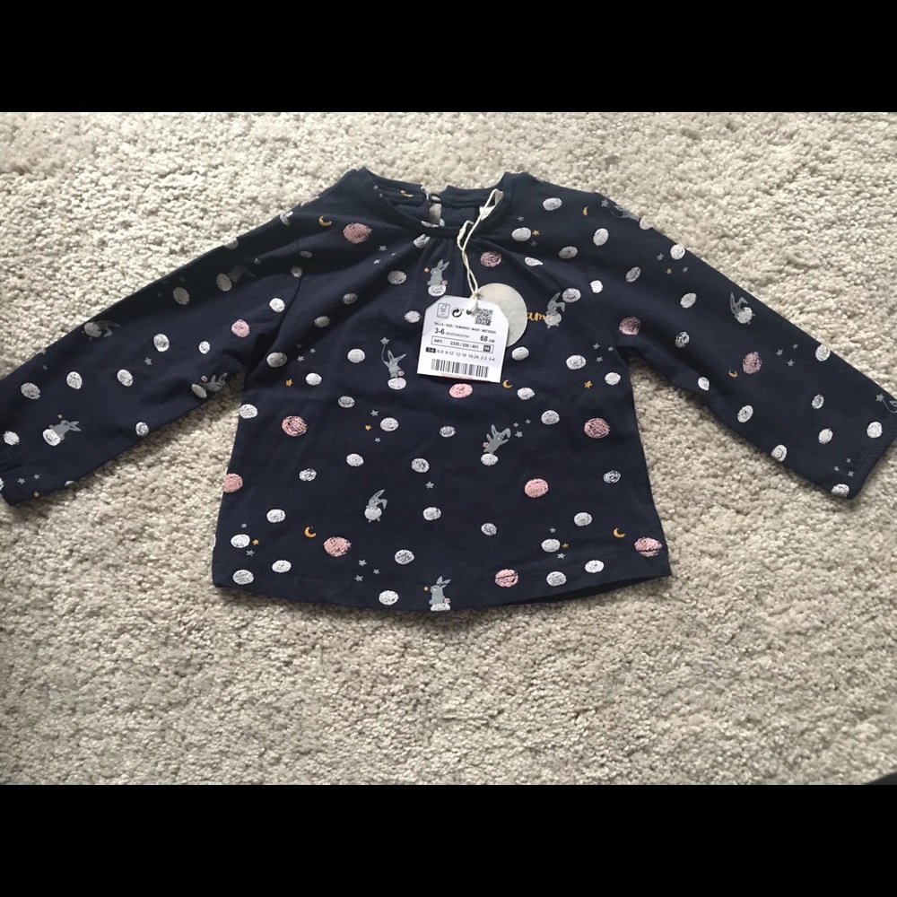 BNWT Zara Baby 3-6mos Top